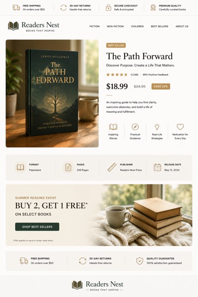 Books eBay template