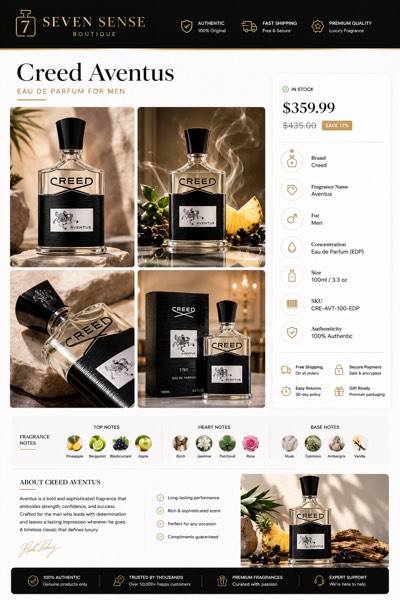 Fragrance eBay template