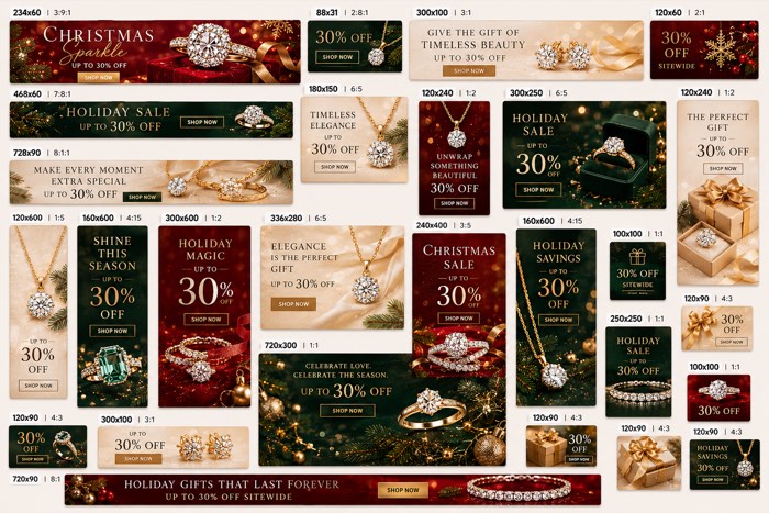 Diamond Rings seasonal banner