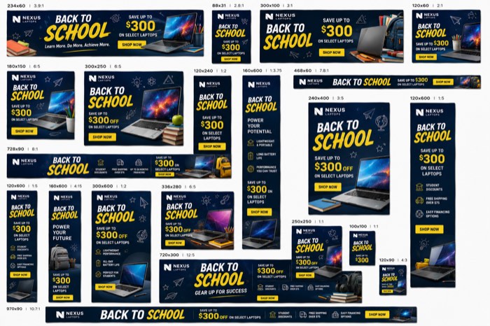 Laptops seasonal banner