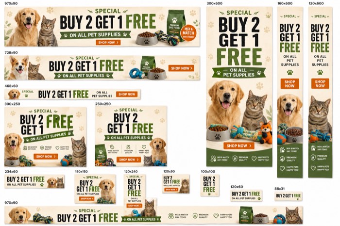 Pet Supplies seasonal banner